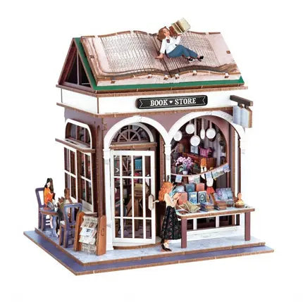 Diorama de librería