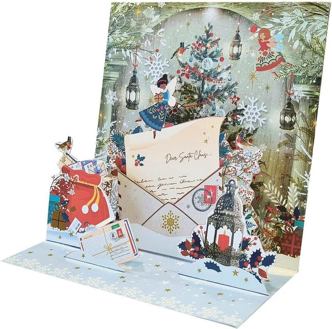 Tarjetas 3D Pop Up Navidad - Carta para Santa Claus