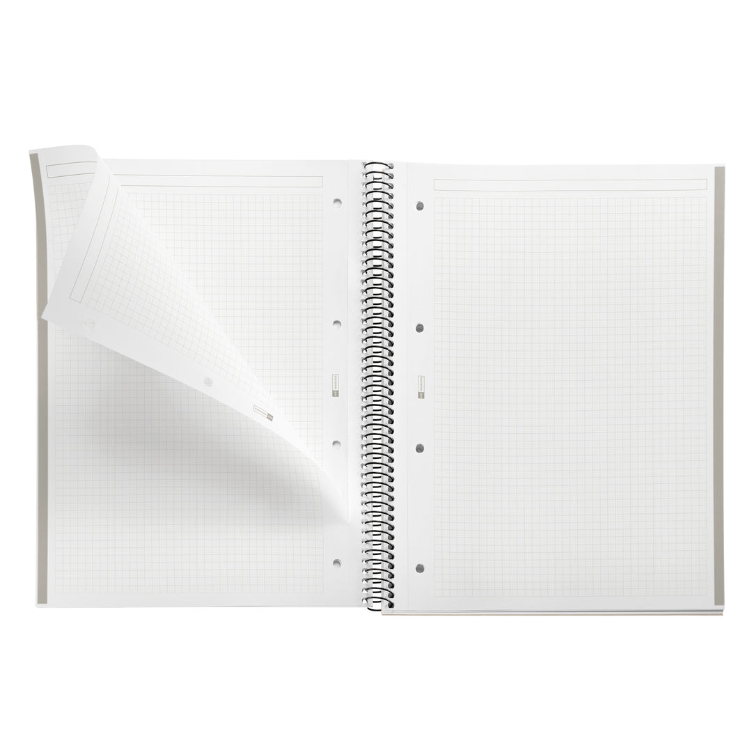 Cuaderno NB1 A4 80 CLA PP Gris