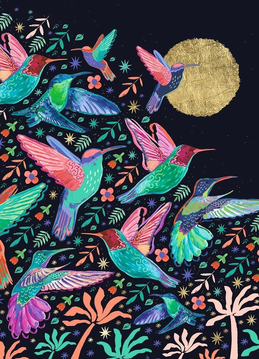 Cuaderno A5 Colibrís