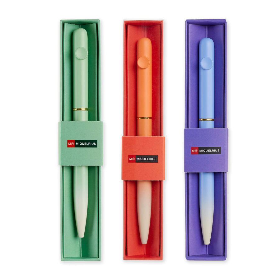 Bolígrafos degradados