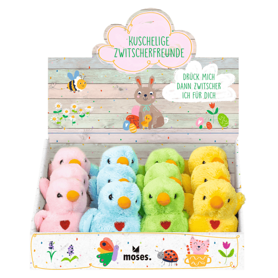 Pollitos peluche con sonido