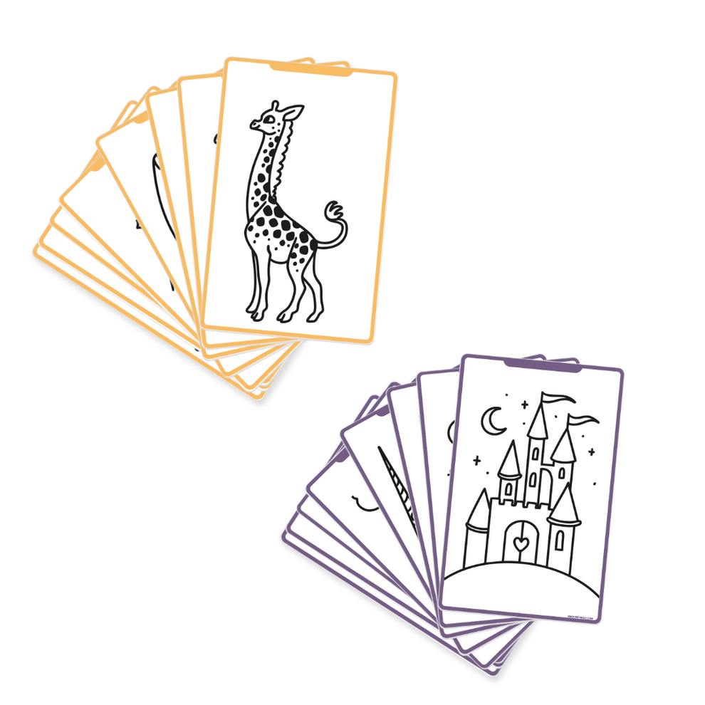 Plantillas Kidydraw mini Once upon a time / Animals