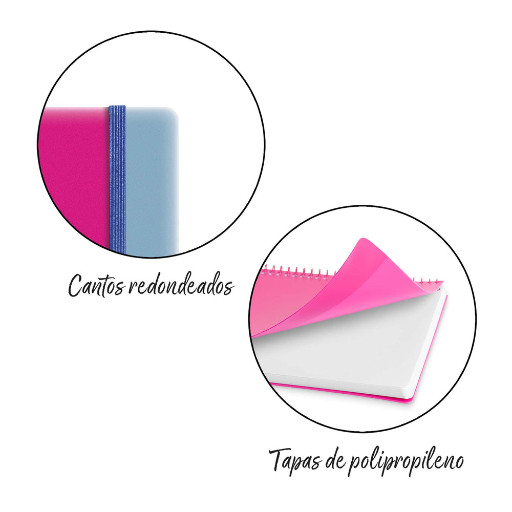 Agenda Escolar Plus Semana Vista Catalán Duo Pink-Blue 2026-27