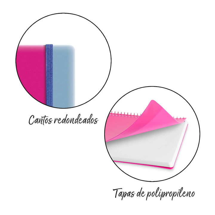 Agenda Escolar Plus Semana Vista Catalán Duo Pink-Blue 2026-27