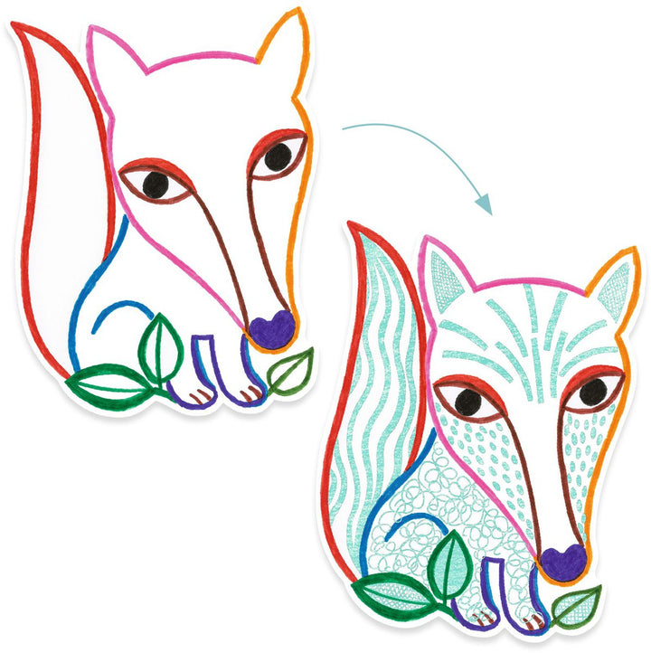 Colorear Animales del bosque