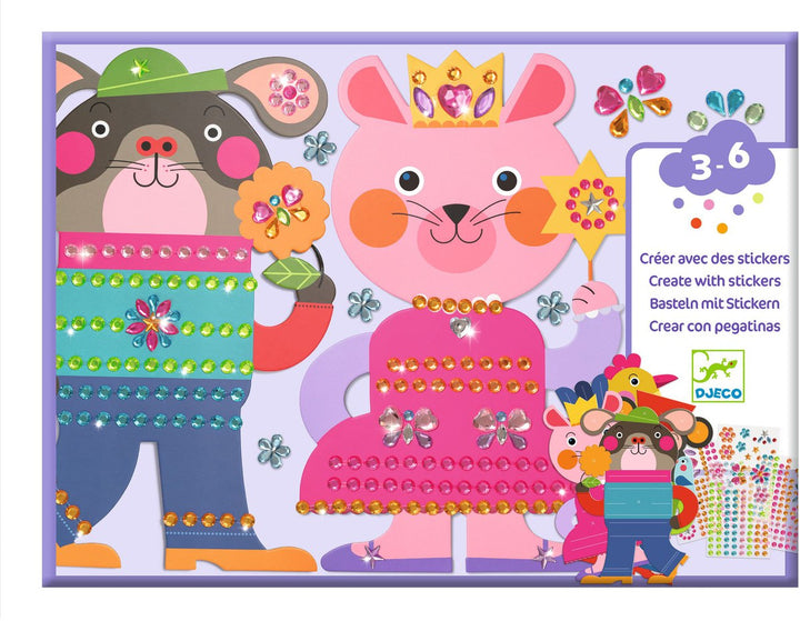Crear con pegatinas Resplandescientes