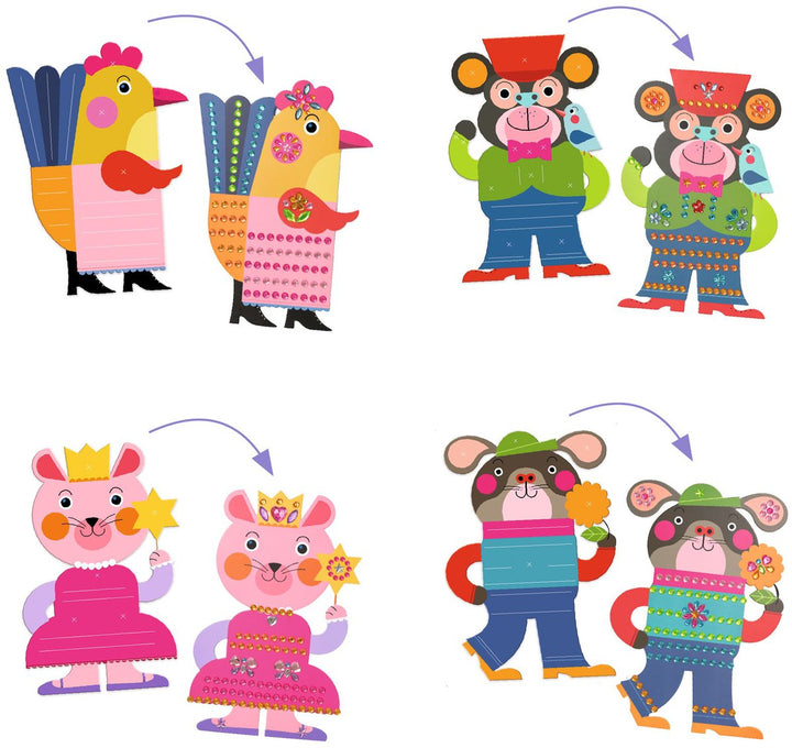Crear con pegatinas Resplandescientes