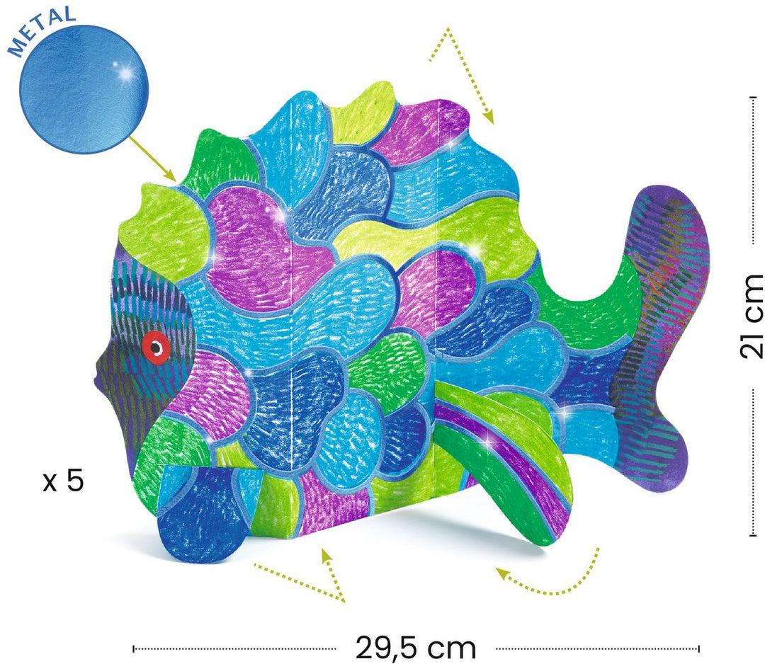 Crear con papel Bajo las olas