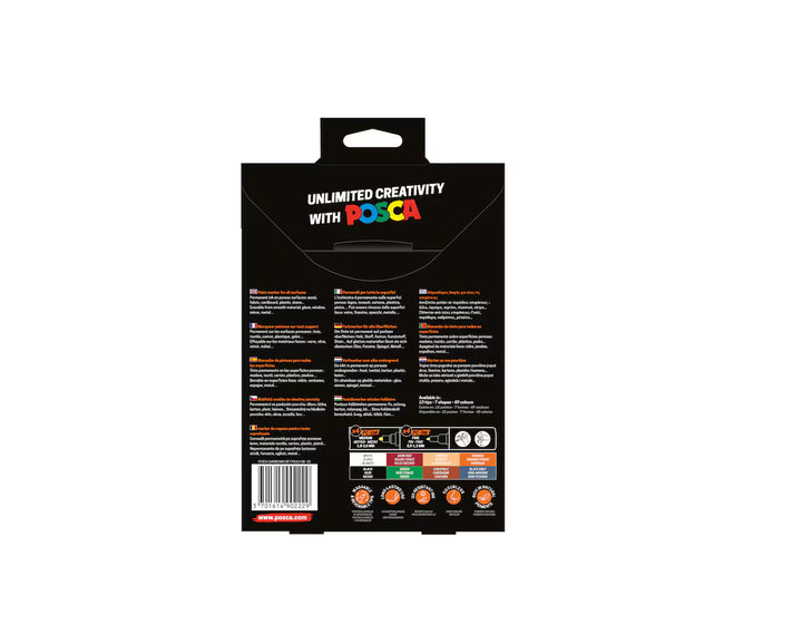 Estuche Posca PC-5M/PC-3M set 8P