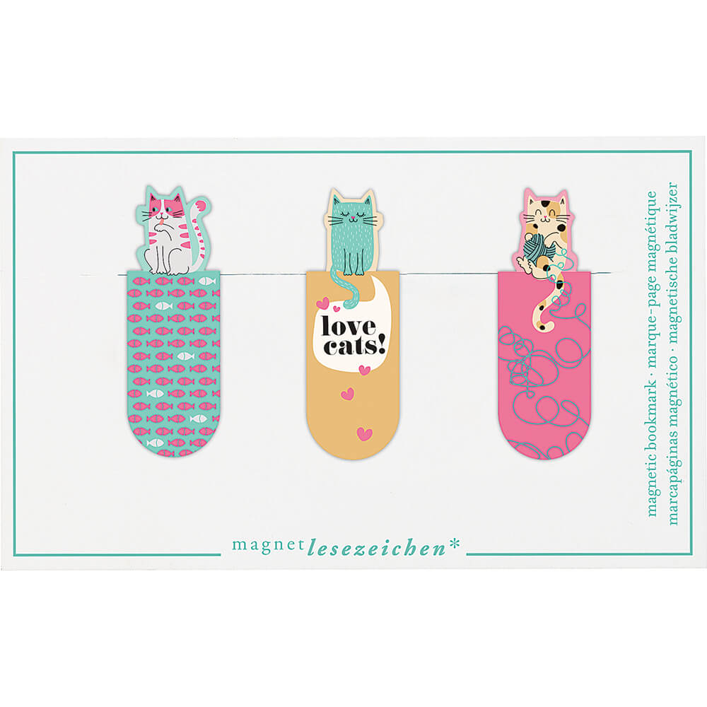 Marcapáginas Magnéticos - Love cats