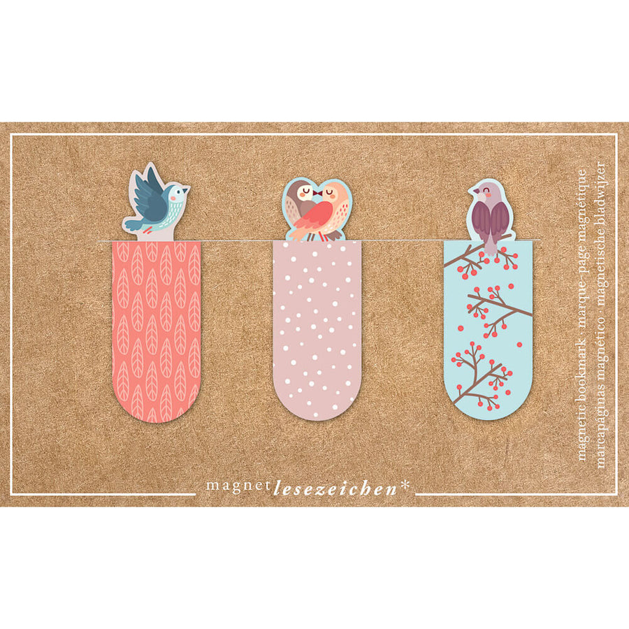 Marcapáginas Magnéticos - Pájaros