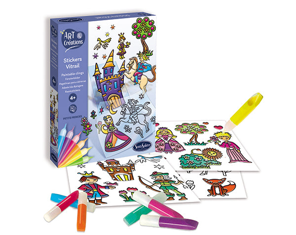 Pegatinas Vitrales Pequeños Príncipes