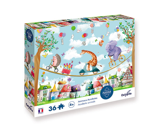 Puzzle 36 p - Animales acróbatas