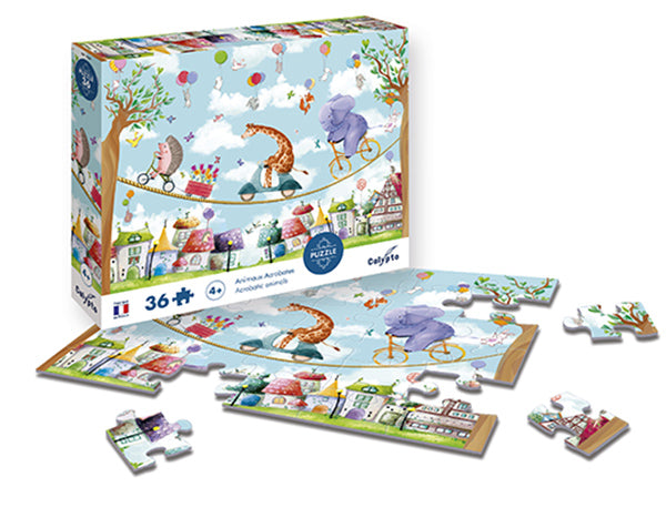 Puzzle 36 p - Animales acróbatas