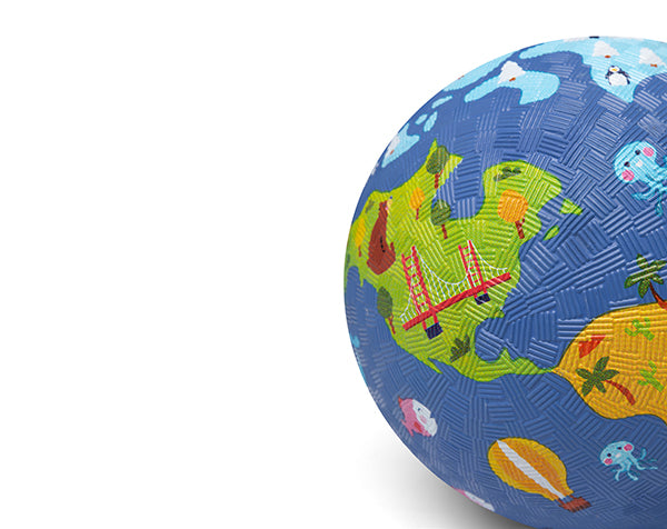 Pelota de goma 18 cm - World
