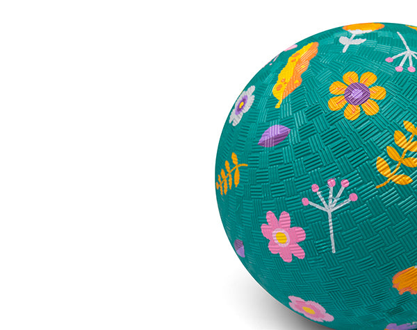 Pelota de goma 18 cm - Flowers