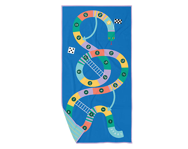 Toalla juego M Microfibra - Serpientes y escaleras