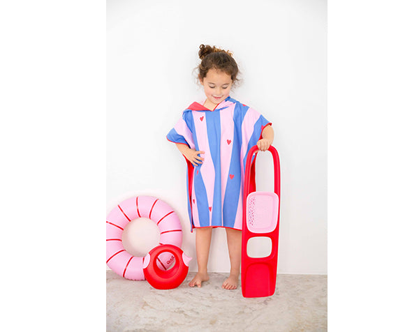 Poncho microfibra Cherry