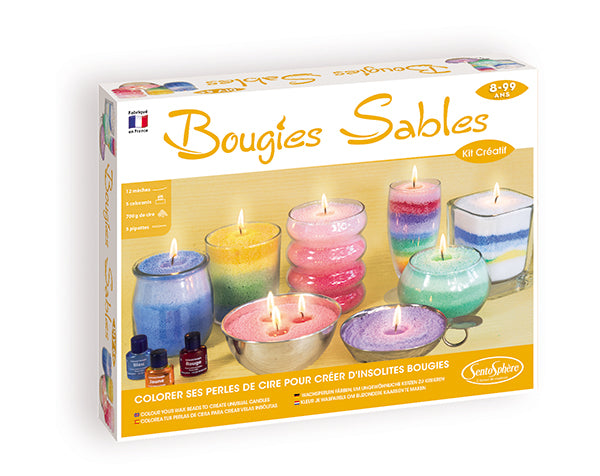 Taller de velas con arenas