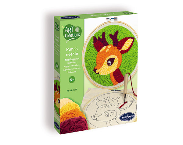 Punch Needle Ciervo Pequeño