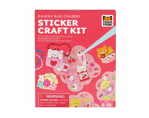Sticker kraft kit - Kawai Bag Charms