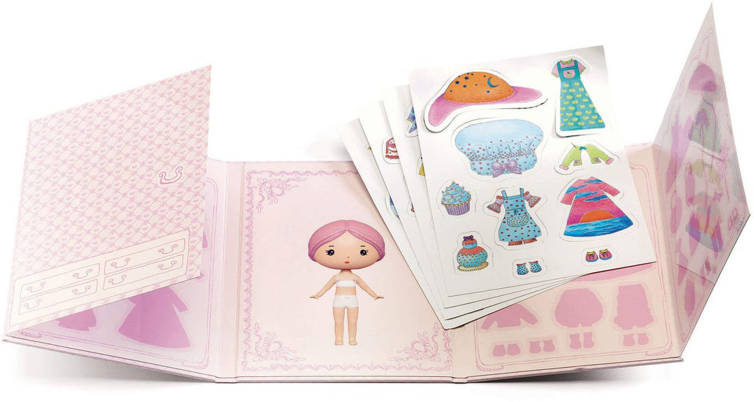 Tinyly Miss Lilypink - pegatinas reutilizables