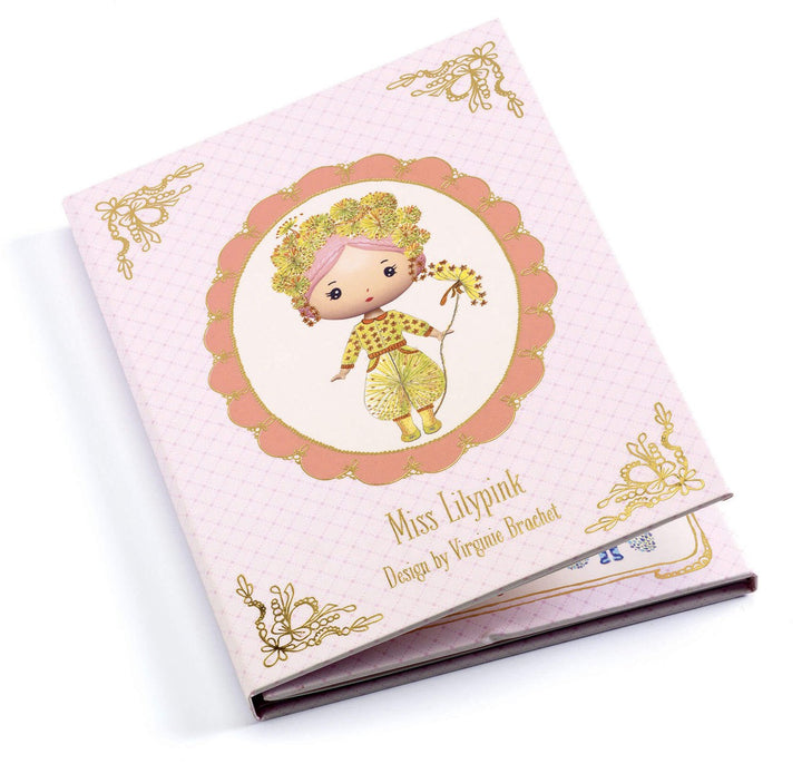 Tinyly Miss Lilypink - pegatinas reutilizables