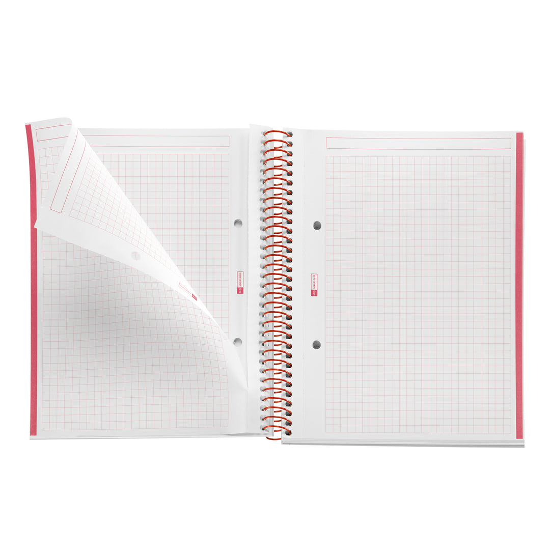 Cuaderno NB1 A5 80 CLA 90G Emotions Rojo