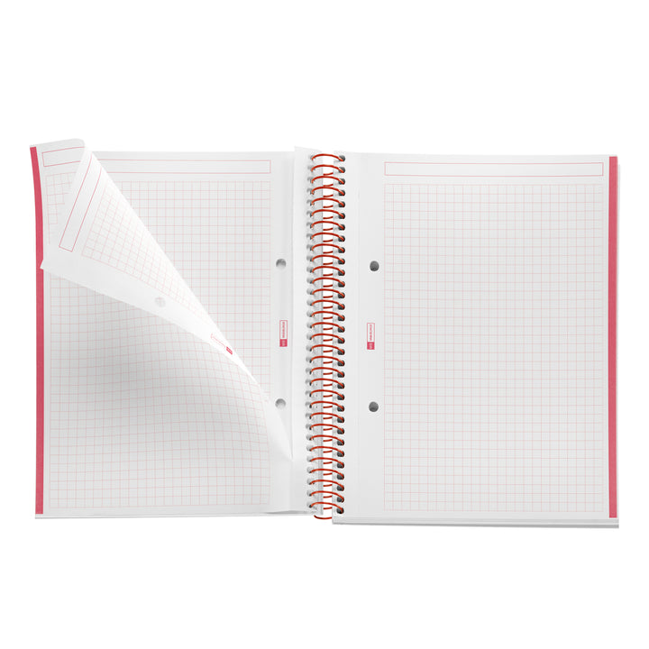 Cuaderno NB1 A5 80 CLA 90G Emotions Rojo