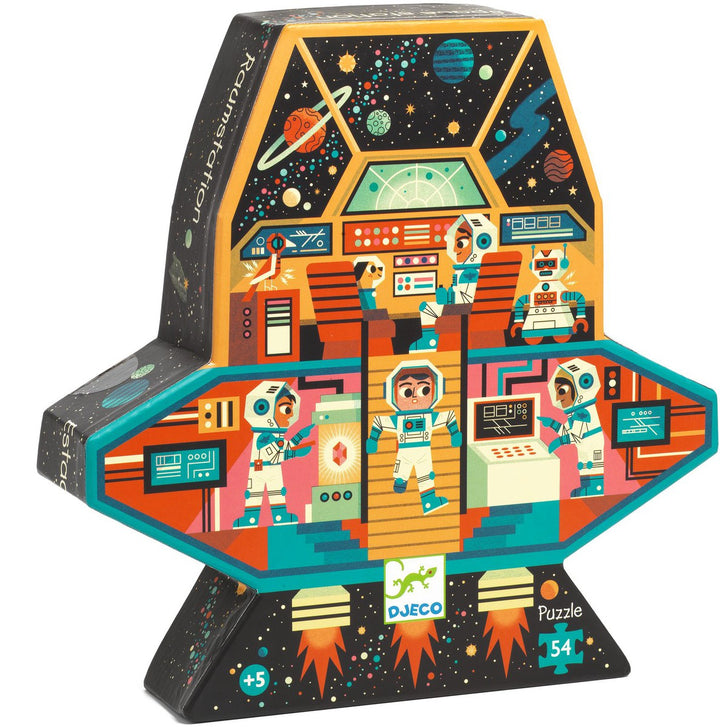 Puzzle Silueta Estación Espacial 54pcs