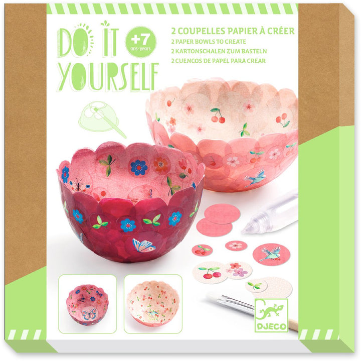 DIY - Kit creativo 2 cuencos decorativos de papel - En el aire