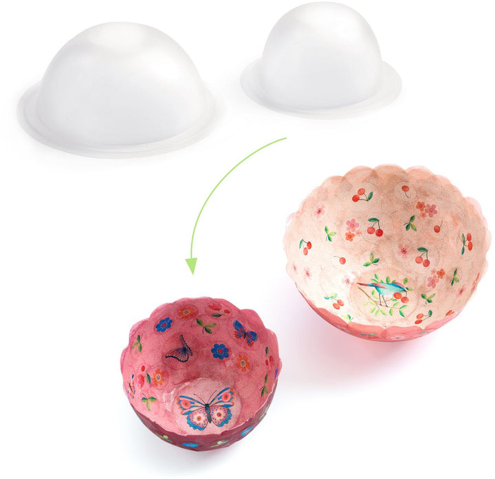 DIY - Kit creativo 2 cuencos decorativos de papel - En el aire