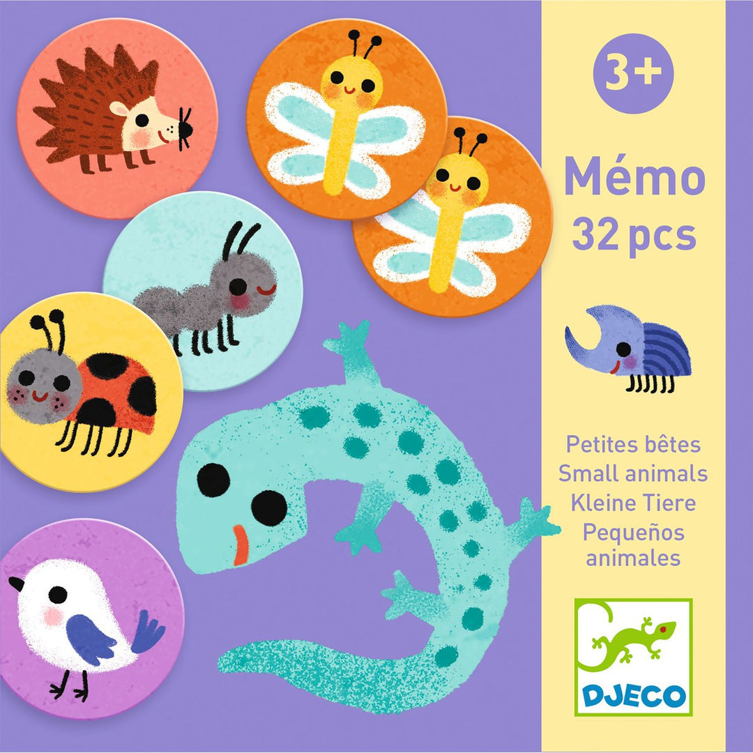 Educativos Memo pequeños animales