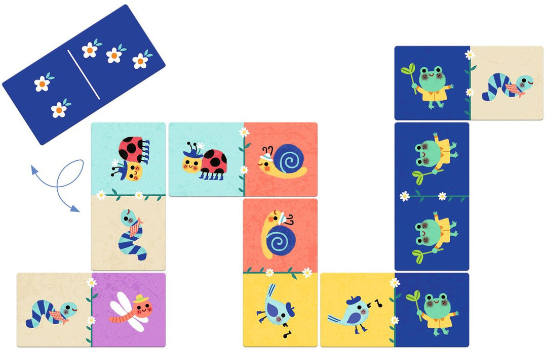 Educativos Domino pequeños animales