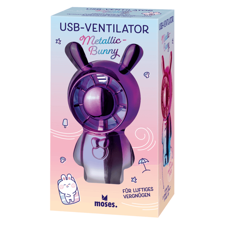 Ventilador USB Bunny Metálico