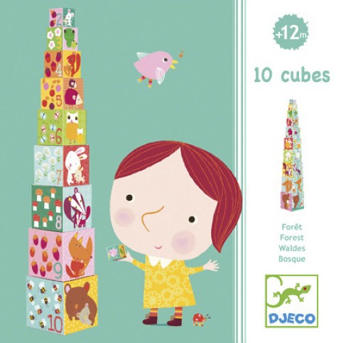 Primera Edad 10 Cubos bosque