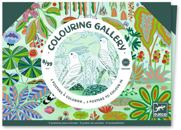 Pósters para colorear Colouring Gallery Salvajes