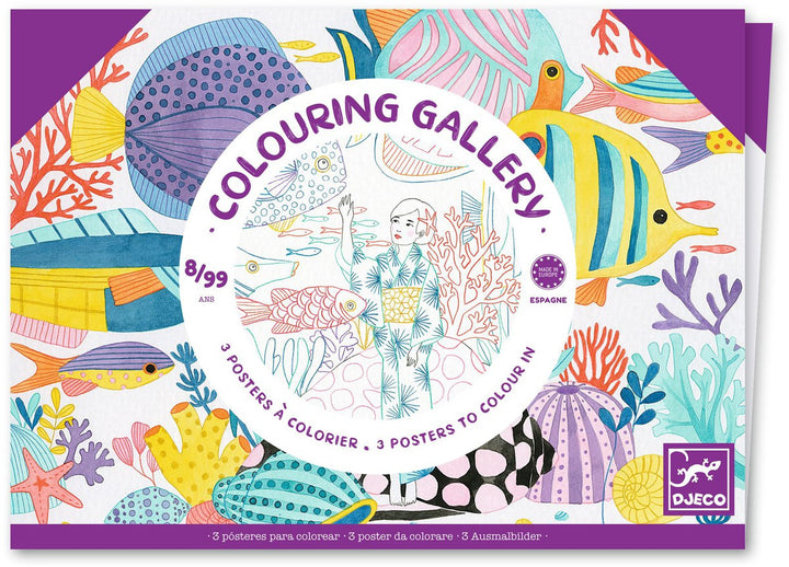Pósters para colorear Colouring Gallery Japón