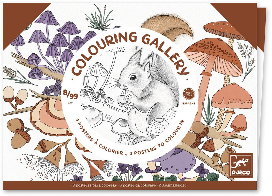 Pósters para colorear Colouring Gallery Naturaleza