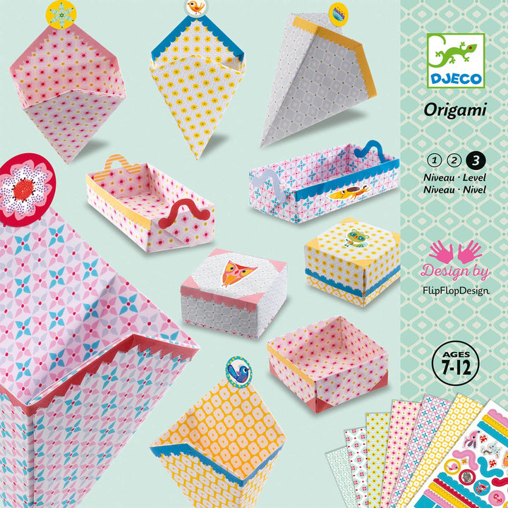 Kirigami pequeñas cajitas