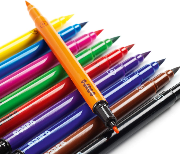 Colores 10 Rotuladores pincel clásico