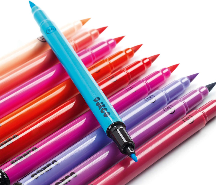 Colores 10 Rotuladores pincel dulce