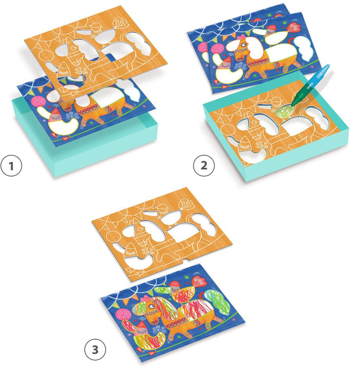 Crear con formas equilibrista y pelotas