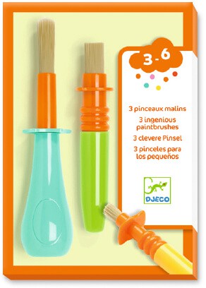 3 pinceles para peques