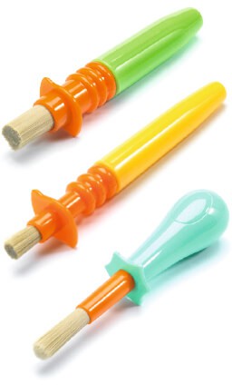 3 pinceles para peques