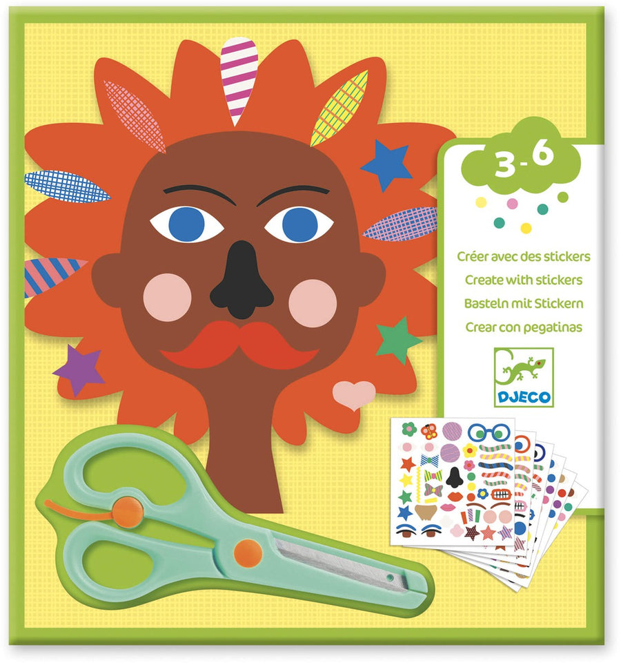 Crear con pegatinas Peluqueríaar con pegatinas Peluquería