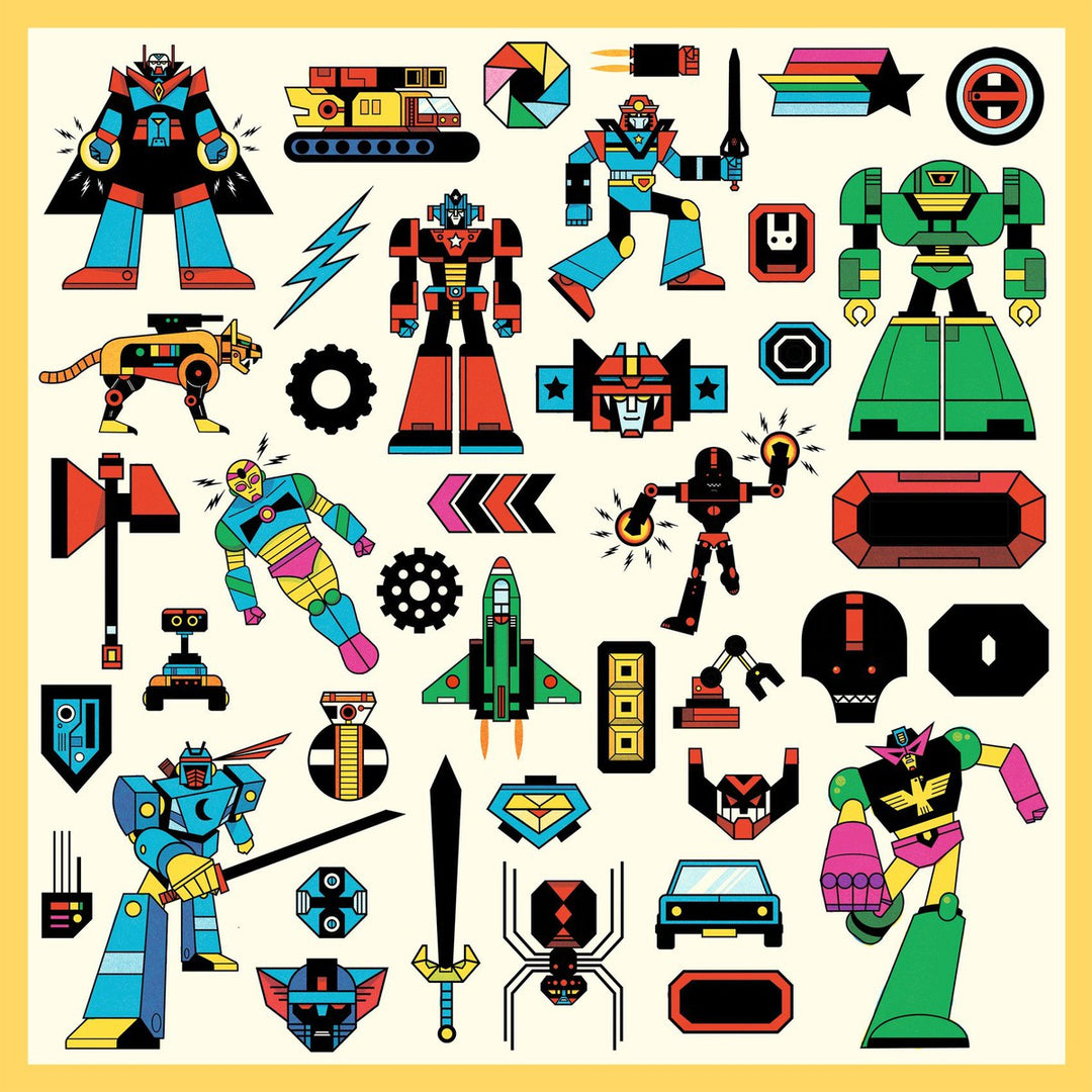 Pegatinas Robots