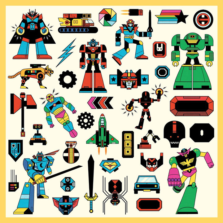 Pegatinas Robots