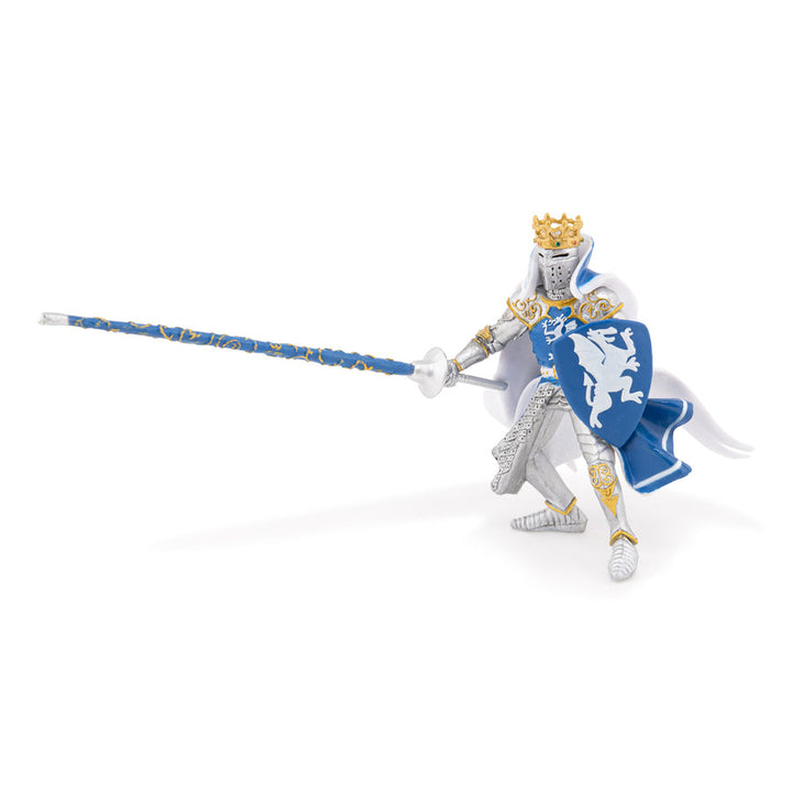 Rey con Escudo Dragón Azul